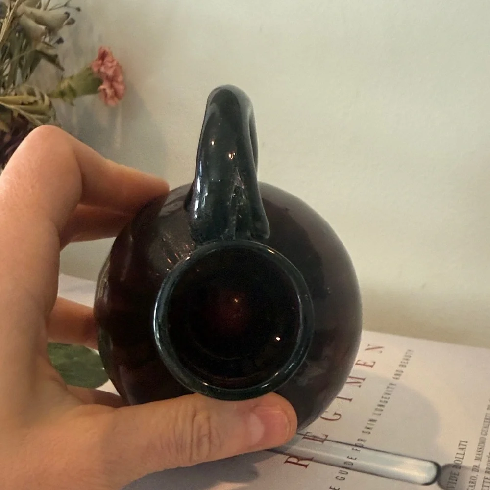 Vintage Amethyst-Purple Glass Vase | Jug | Pitcher | Decanter